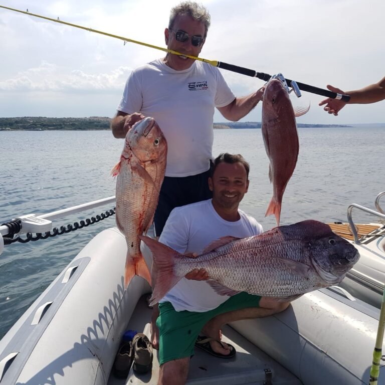 Un cliente di Milone Sport con la sua cattura