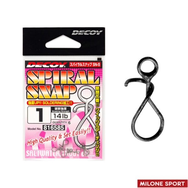 Decoy spiral snap