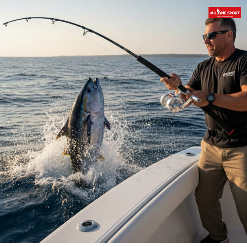 Everol Thorque - Mulinello Rotante da Big Game con Frizione a Leva Circolare