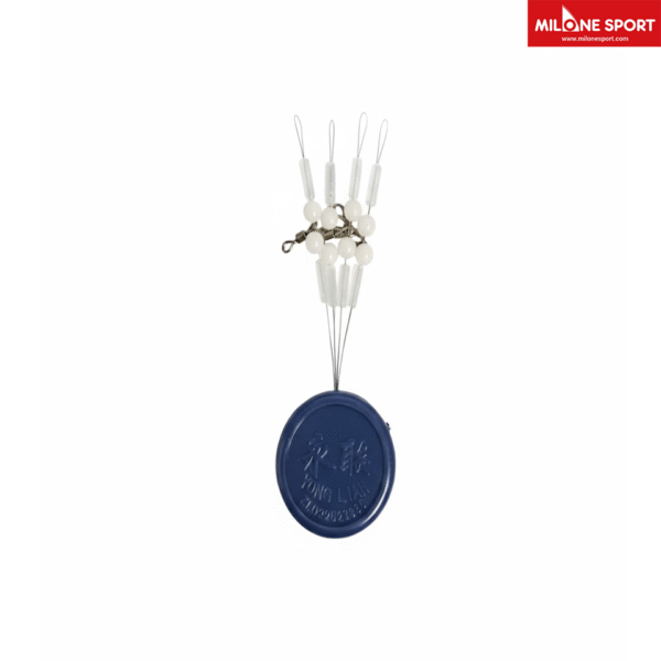 Stopper perline e girella fluo 1 pz