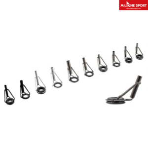 Set Anelli Guide Set No.2 - Box da 2.5mm a 4.5mm per Riparazione Canne