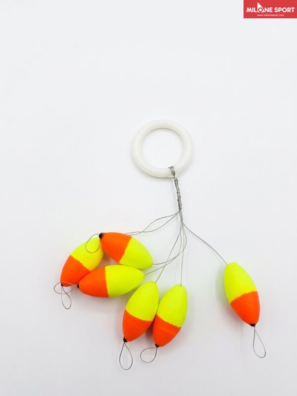 Pop Up Lion Fish Bicolore Arancio/Giallo Fluo per Pesca