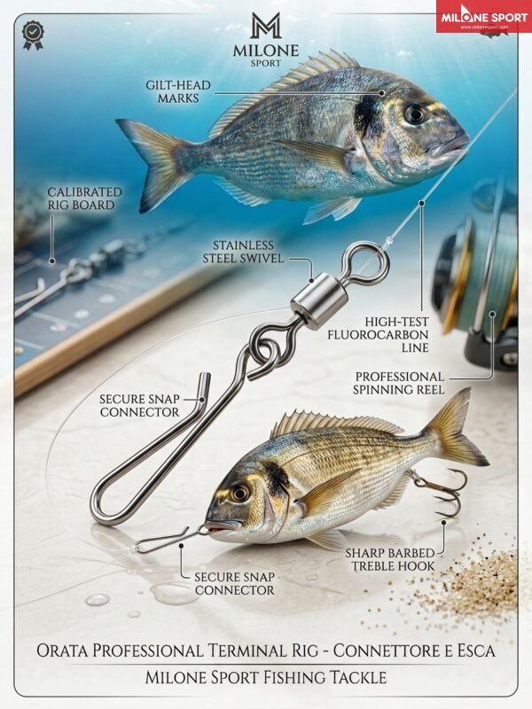 Milone Sport Fishing Terminal Tackle - Moschettone Speed Snap Art. 37L