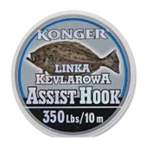 Trecciato in kevlar Konger Line Assist Hook 350 Lbs/10m