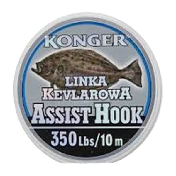 Trecciato in kevlar Konger Line Assist Hook 350 Lbs/10m