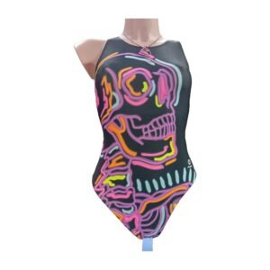 Costume da nuoto RAS Skull Race Back Swimsuit